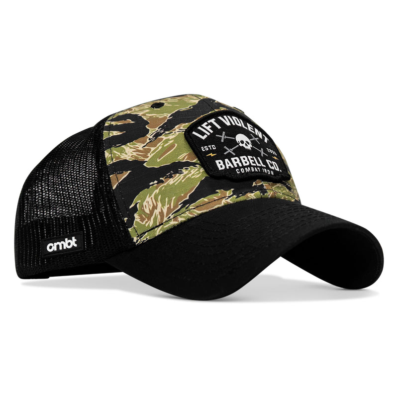 Load image into Gallery viewer, Lift Violent Barbell Co Patch Original Ripstop Snapback Hat
