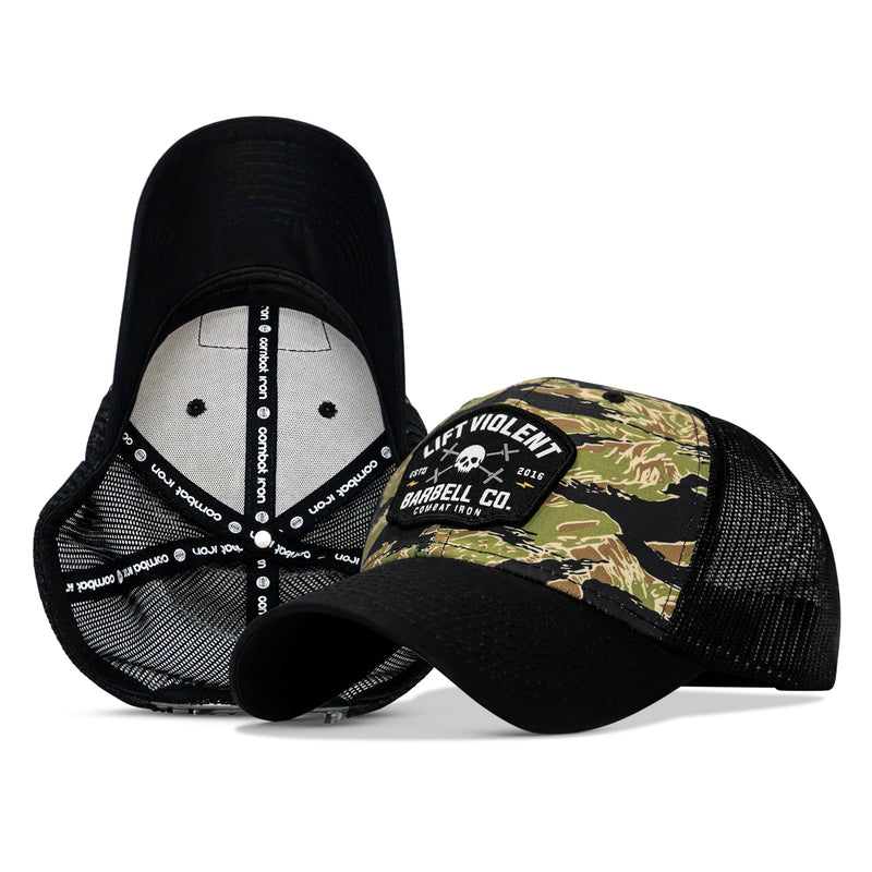 Load image into Gallery viewer, Lift Violent Barbell Co Patch Original Ripstop Snapback Hat
