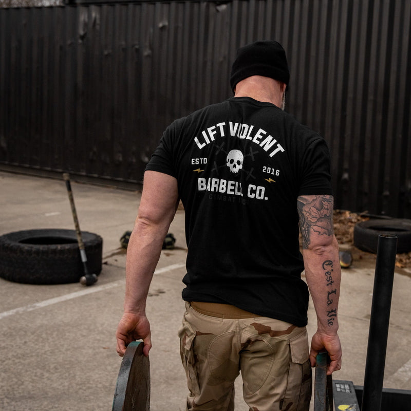 Load image into Gallery viewer, Lift Violent Barbell Co. Men's T-Shirt
