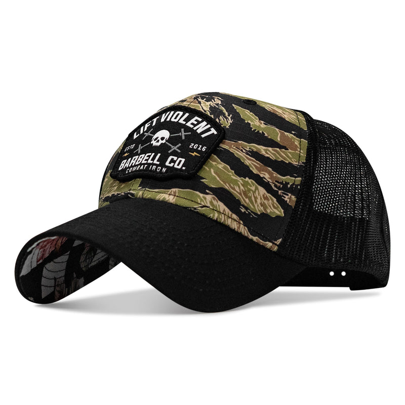 Load image into Gallery viewer, Lift Violent Barbell Co Patch Original Ripstop Snapback Hat

