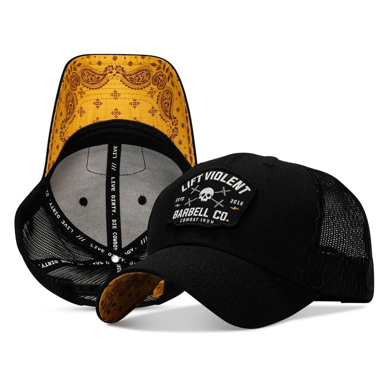 Load image into Gallery viewer, Lift Violent Barbell Co Patch Original Ripstop Snapback Hat
