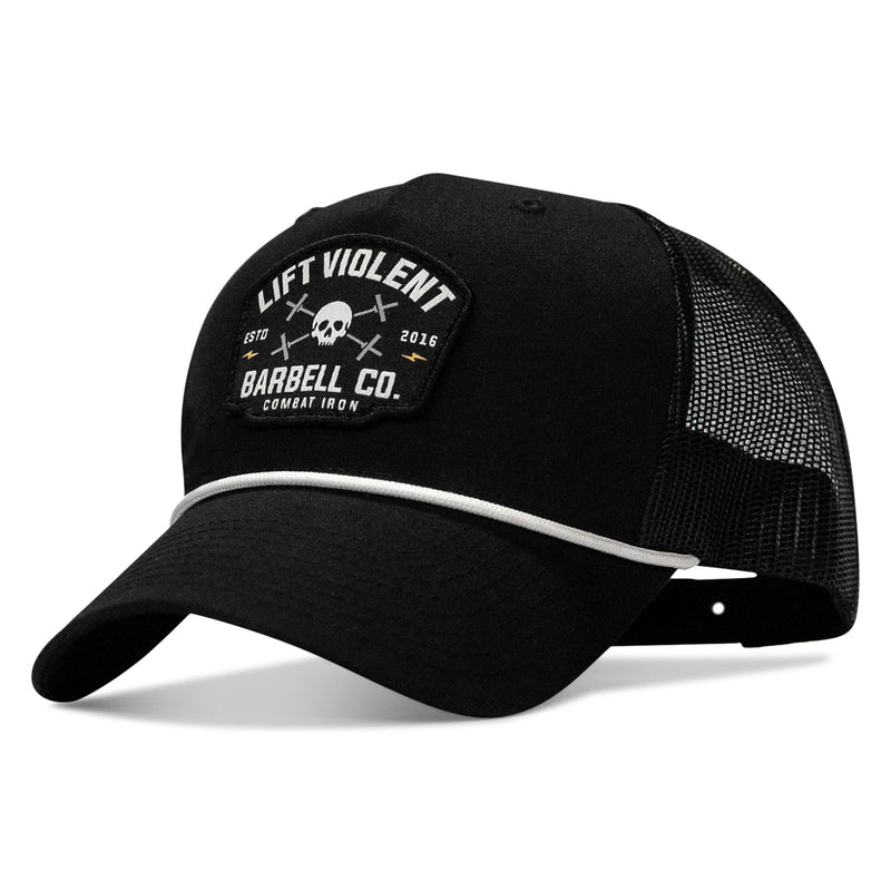 Load image into Gallery viewer, Lift Violent Barbell Co. Classic 5 Panel Ripstop Rope Snapback Hat
