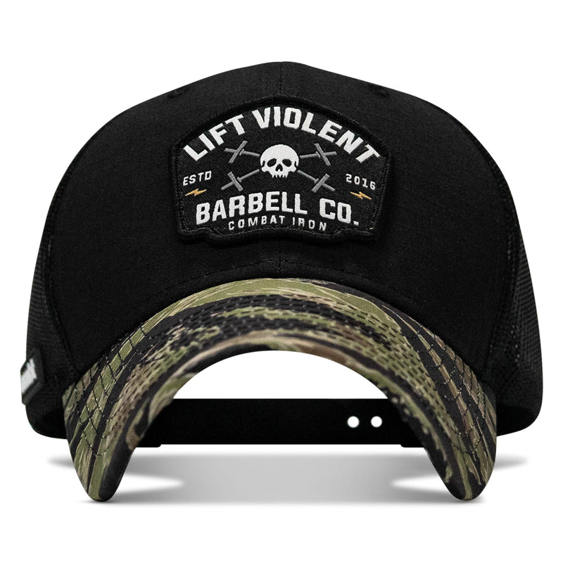 Load image into Gallery viewer, Lift Violent Barbell Co Patch Original Ripstop Snapback Hat
