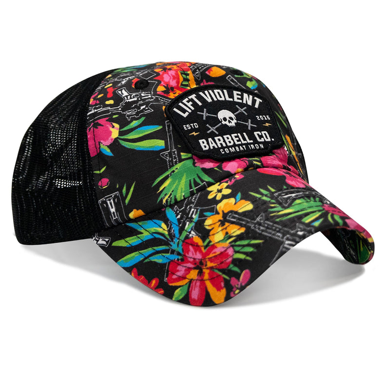 Load image into Gallery viewer, Lift Violent Barbell Co Patch. Tactical Ripstop Mesh Snapback Hat
