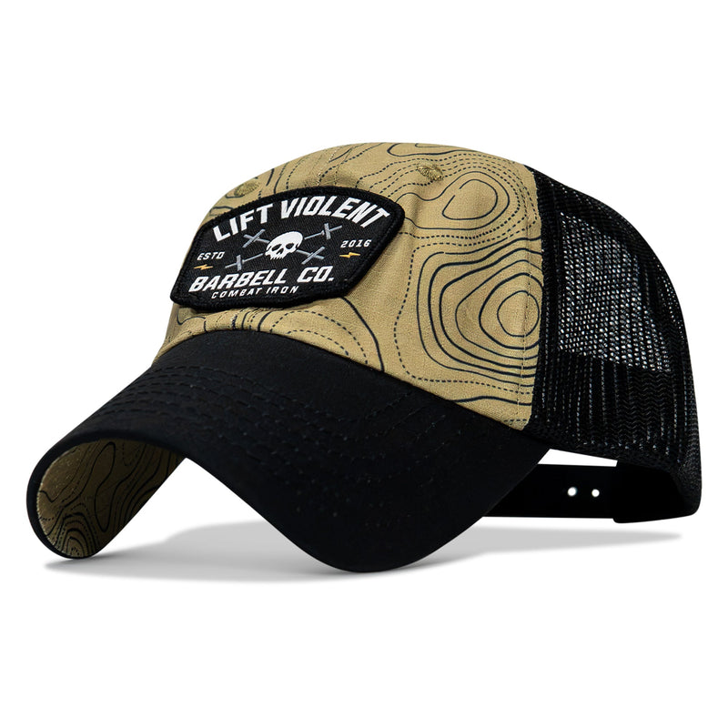 Load image into Gallery viewer, Lift Violent Barbell Co Patch. Tactical Ripstop Mesh Snapback Hat
