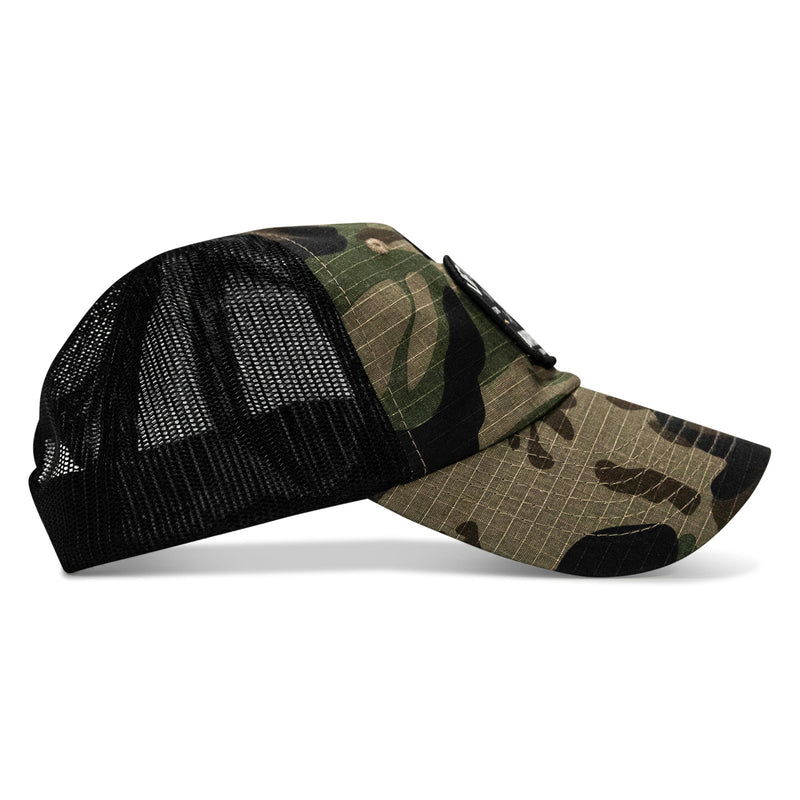 Load image into Gallery viewer, Lift Violent Barbell Co Patch. Tactical Ripstop Mesh Snapback Hat
