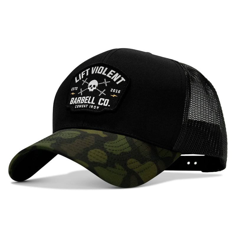 Load image into Gallery viewer, Lift Violent Barbell Co Patch Snapback Hat
