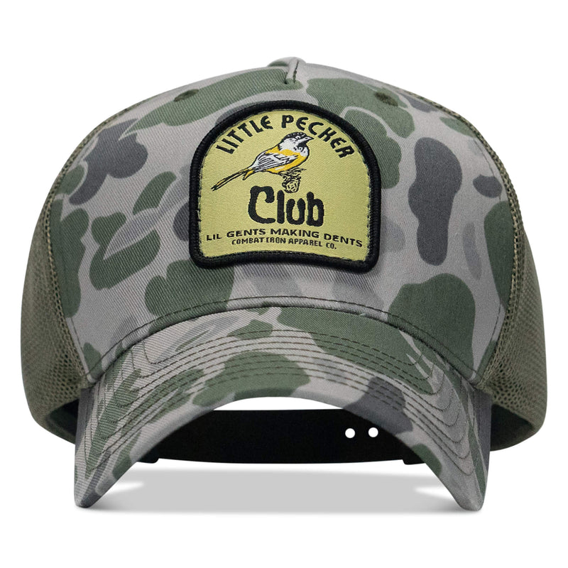 Load image into Gallery viewer, Little Pecker Club Patch Snapback Hat
