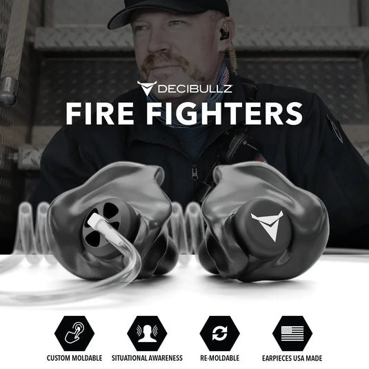 +Awareness Custom Molded Listen-Only Surveillance Acoustic Tube Headset