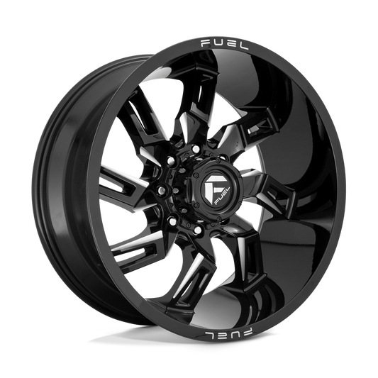 Fuel 1 Pc D747 Lockdown Gloss Black Milled