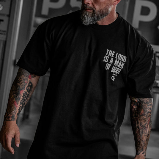 The Lord Is A Man Of War Heavyweight Men's T-Shirt