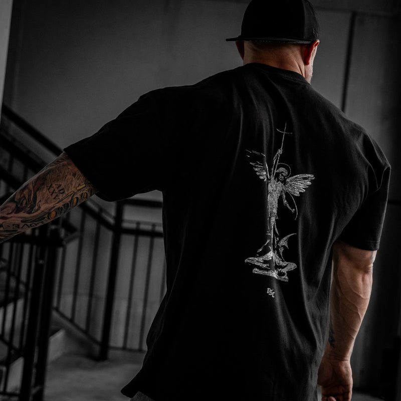 Load image into Gallery viewer, The Lord Is A Man Of War Heavyweight Men's T-Shirt
