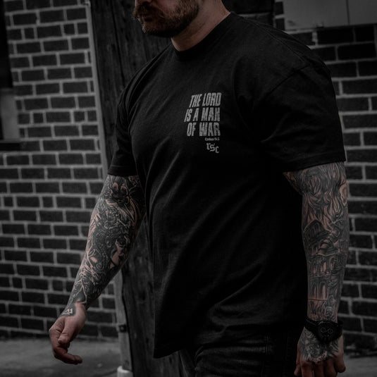 The Lord Is A Man Of War Heavyweight Men's T-Shirt