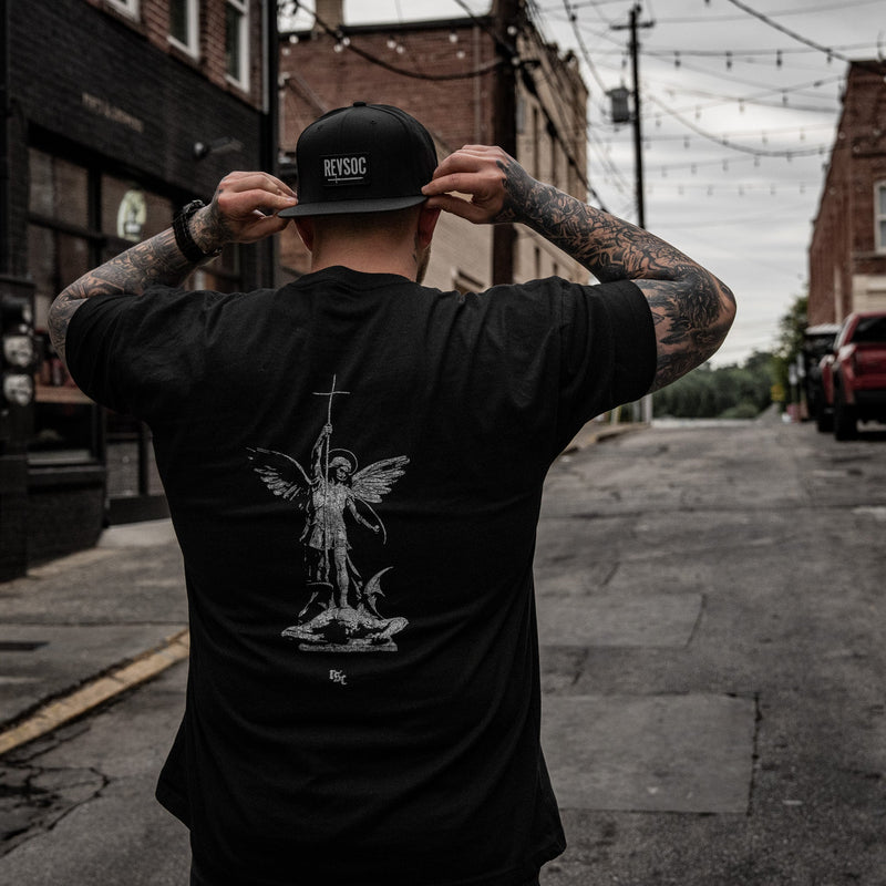 Load image into Gallery viewer, REVSOC Classic Patch Flatbill Hat

