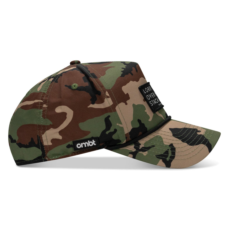 Load image into Gallery viewer, Lord Watch Over Me As I Stack Bodies Patch Waterproof Weekender Snapback
