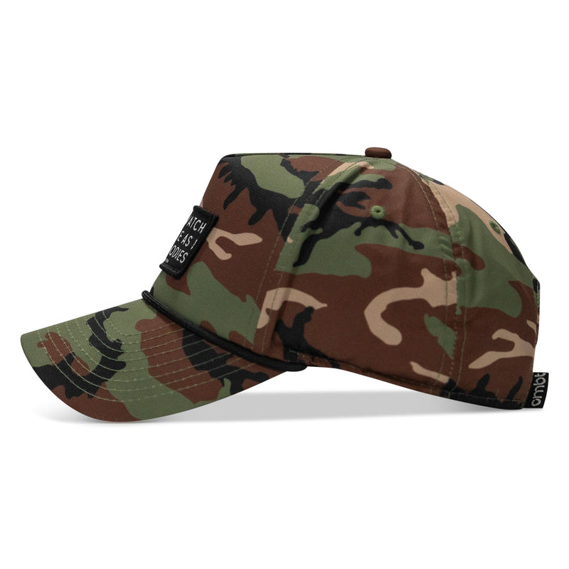Load image into Gallery viewer, Lord Watch Over Me As I Stack Bodies Patch Waterproof Weekender Snapback
