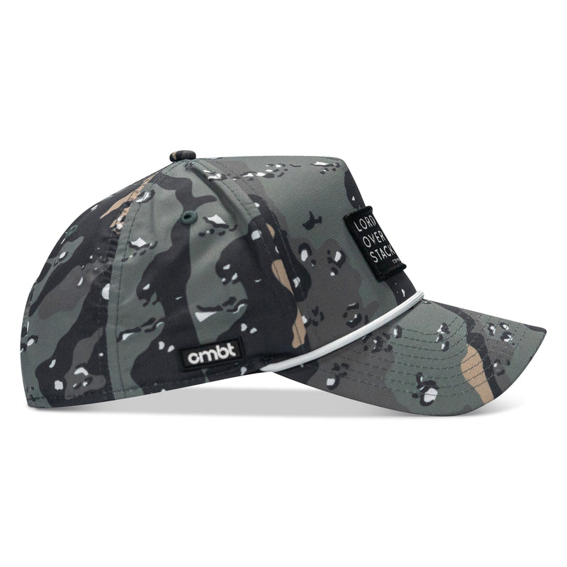 Load image into Gallery viewer, Lord Watch Over Me As I Stack Bodies Patch Waterproof Weekender Snapback
