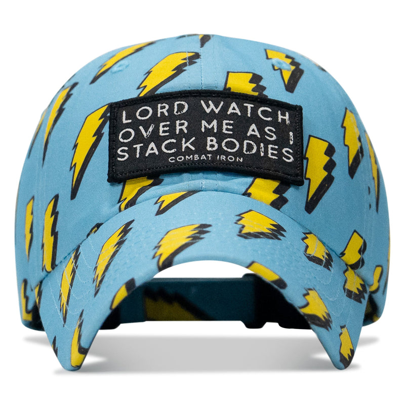 Load image into Gallery viewer, Lord Watch Over Me As I Stack Bodies Patch Tactical Ripstop Mesh Snapback Hat
