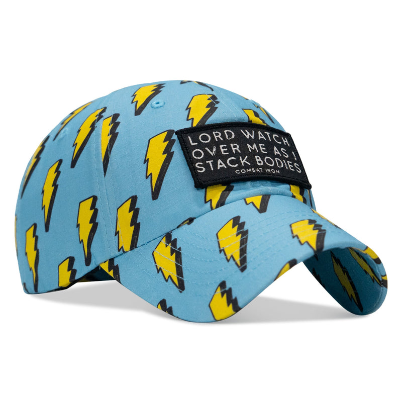 Load image into Gallery viewer, Lord Watch Over Me As I Stack Bodies Patch Tactical Ripstop Mesh Snapback Hat
