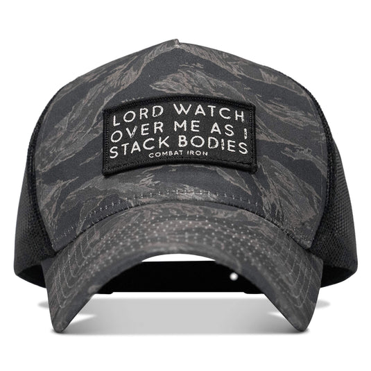 Lord Watch Over Me As I Stack Bodies Patch Five Panel Breacher Snapback Hat