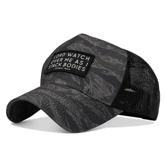 Lord Watch Over Me As I Stack Bodies Patch Five Panel Breacher Snapback Hat