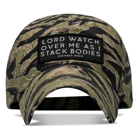 Lord Watch Over Me As I Stack Bodies Patch Tactical Ripstop Mesh Snapback Hat