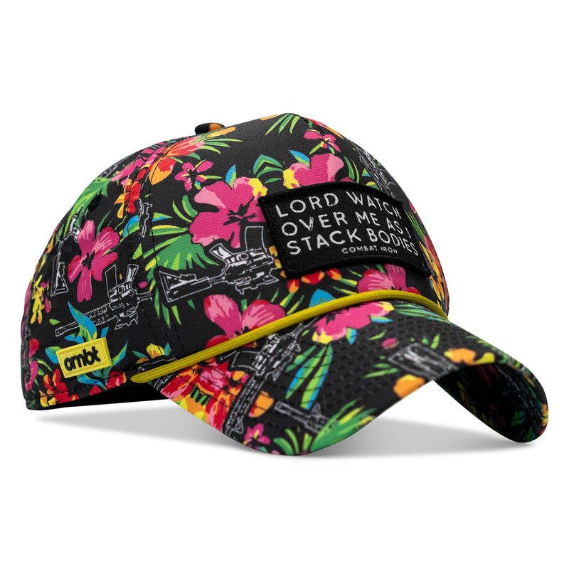 Load image into Gallery viewer, Lord Watch Over Me As I Stack Bodies Patch Waterproof Weekender Snapback
