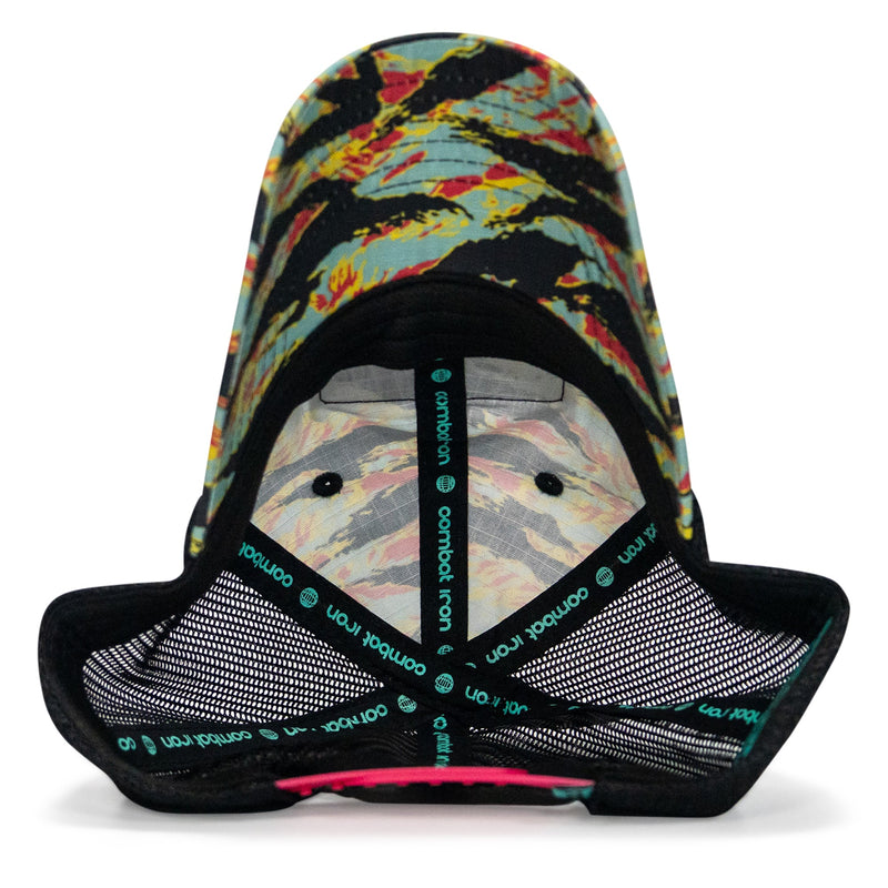Load image into Gallery viewer, Lord Watch Over Me As I Stack Bodies Patch Tactical Ripstop Mesh Snapback Hat
