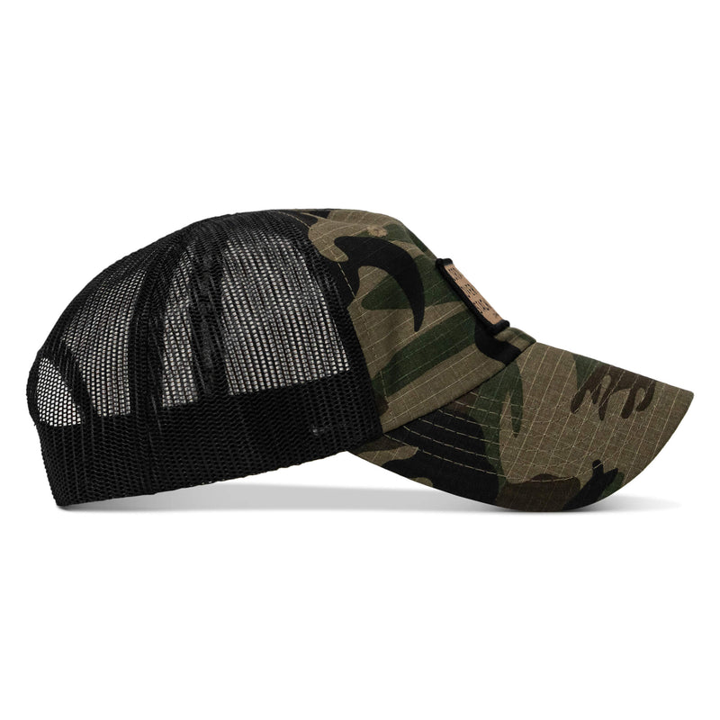 Load image into Gallery viewer, Lord Watch Over Me As I Stack Bodies Tan Patch Tactical Ripstop Mesh Snapback Hat
