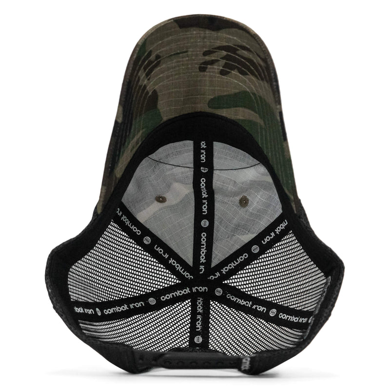 Load image into Gallery viewer, Lord Watch Over Me As I Stack Bodies Patch Tactical Ripstop Mesh Snapback Hat
