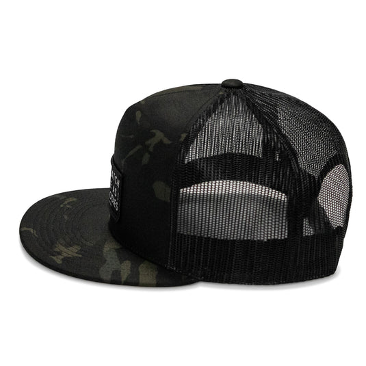 Lord Watch Over Me As I Stack Bodies Patch Flatbill SnapBack Hat