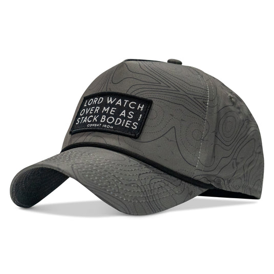 Lord Watch Over Me As I Stack Bodies Patch Waterproof Weekender Snapback