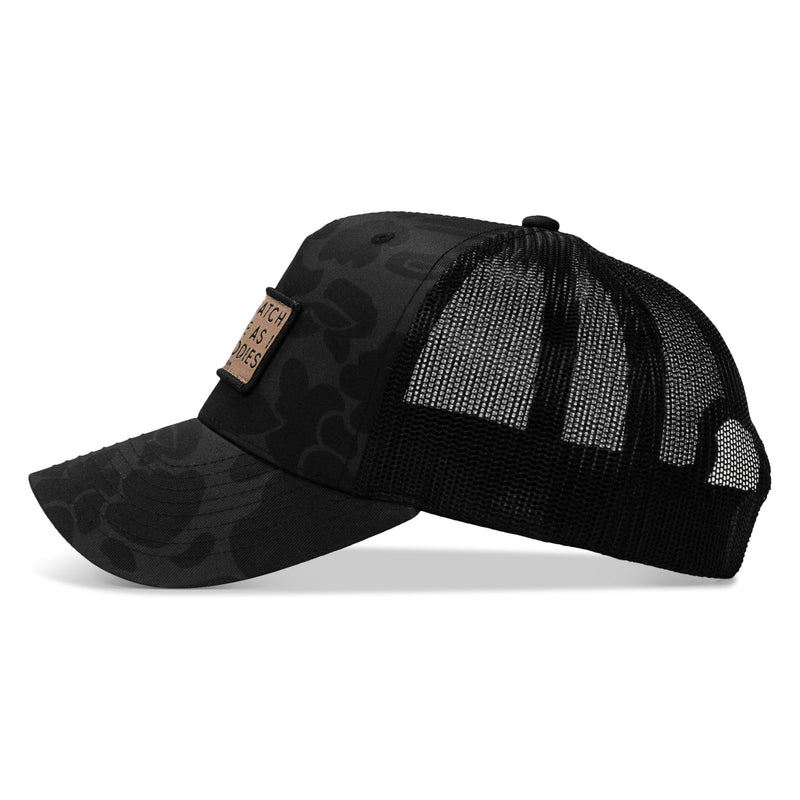 Load image into Gallery viewer, Lord Watch Over Me As I Stack Bodies Tan Patch Snapback Hat
