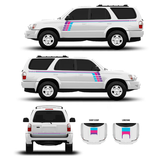 1996-2002 & 2003-2009 4Runner Checkered Stripe Kit