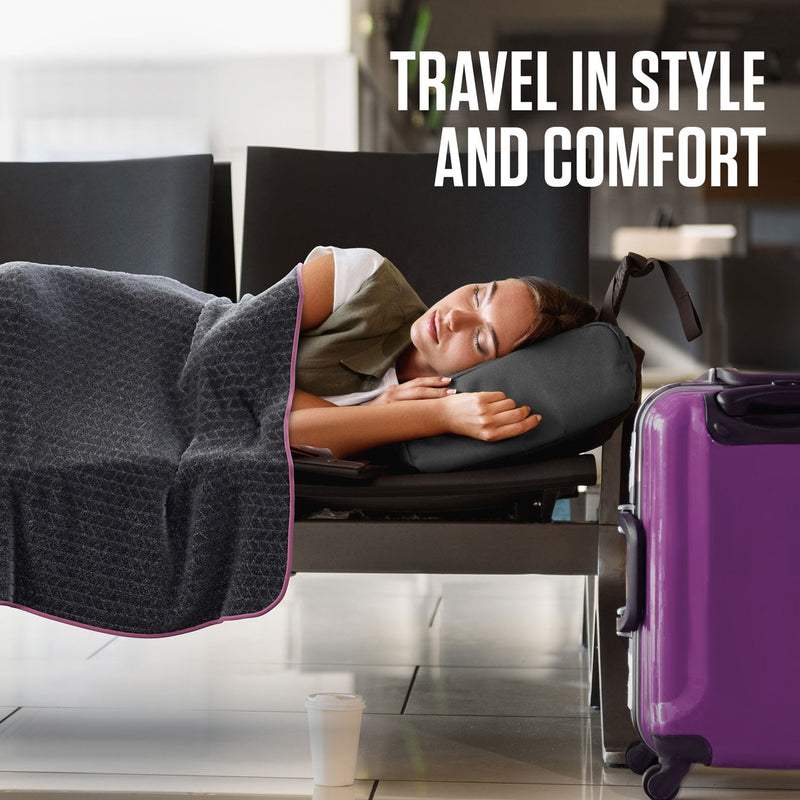 Load image into Gallery viewer, Travel Blanket &amp; Pillow
