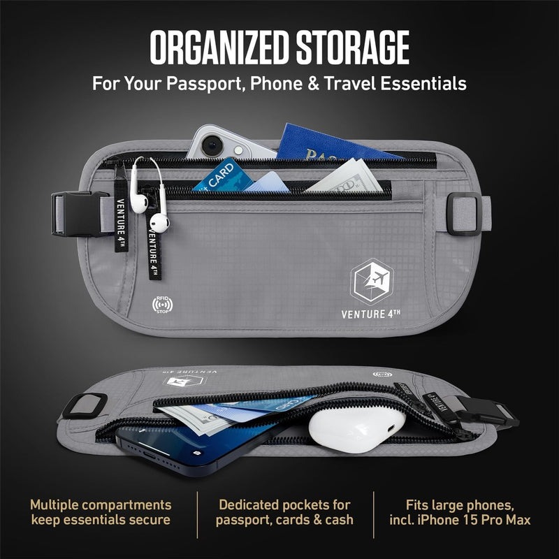 Load image into Gallery viewer, Travel Money Belt + RFID Sleeves
