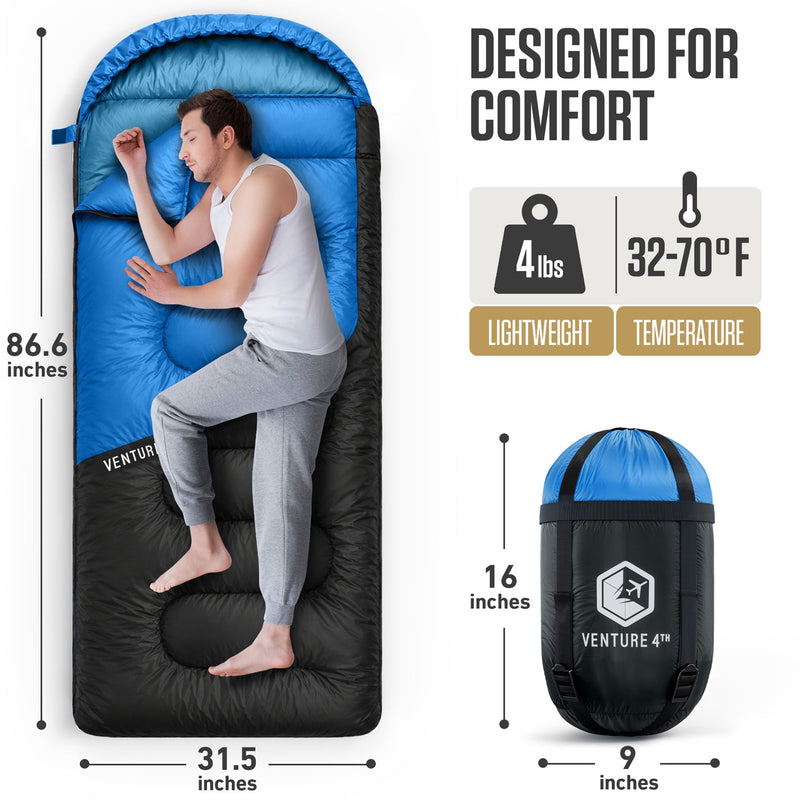 Load image into Gallery viewer, 3-Season Sleeping Bag
