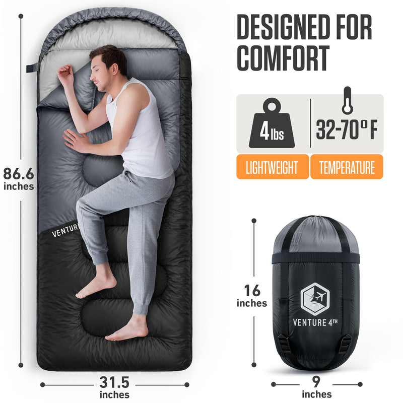 Load image into Gallery viewer, 3-Season Sleeping Bag

