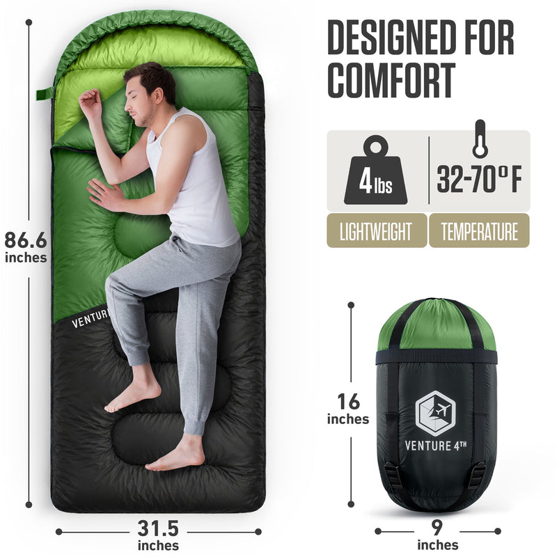 Load image into Gallery viewer, 3-Season Sleeping Bag
