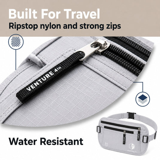 Travel Money Belt + RFID Sleeves