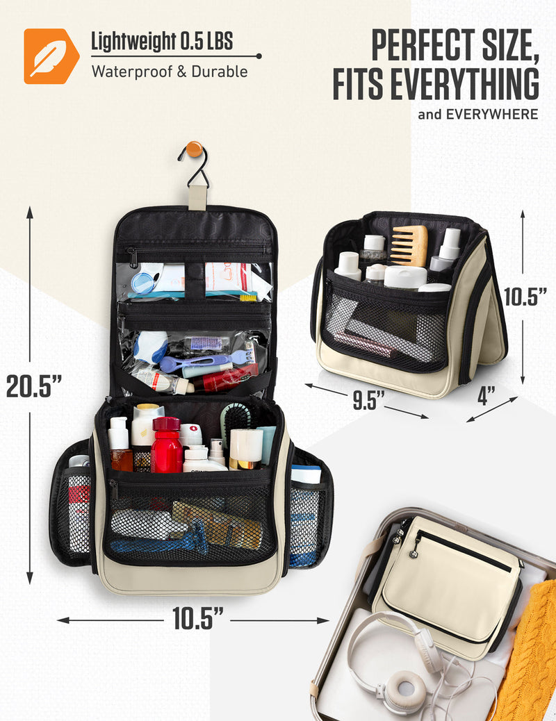 Load image into Gallery viewer, Hanging Travel Toiletry Bag
