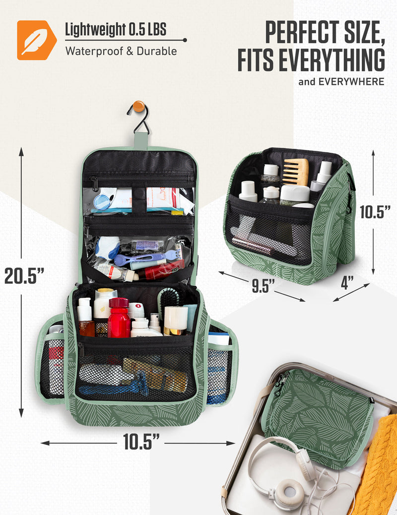 Load image into Gallery viewer, Hanging Travel Toiletry Bag
