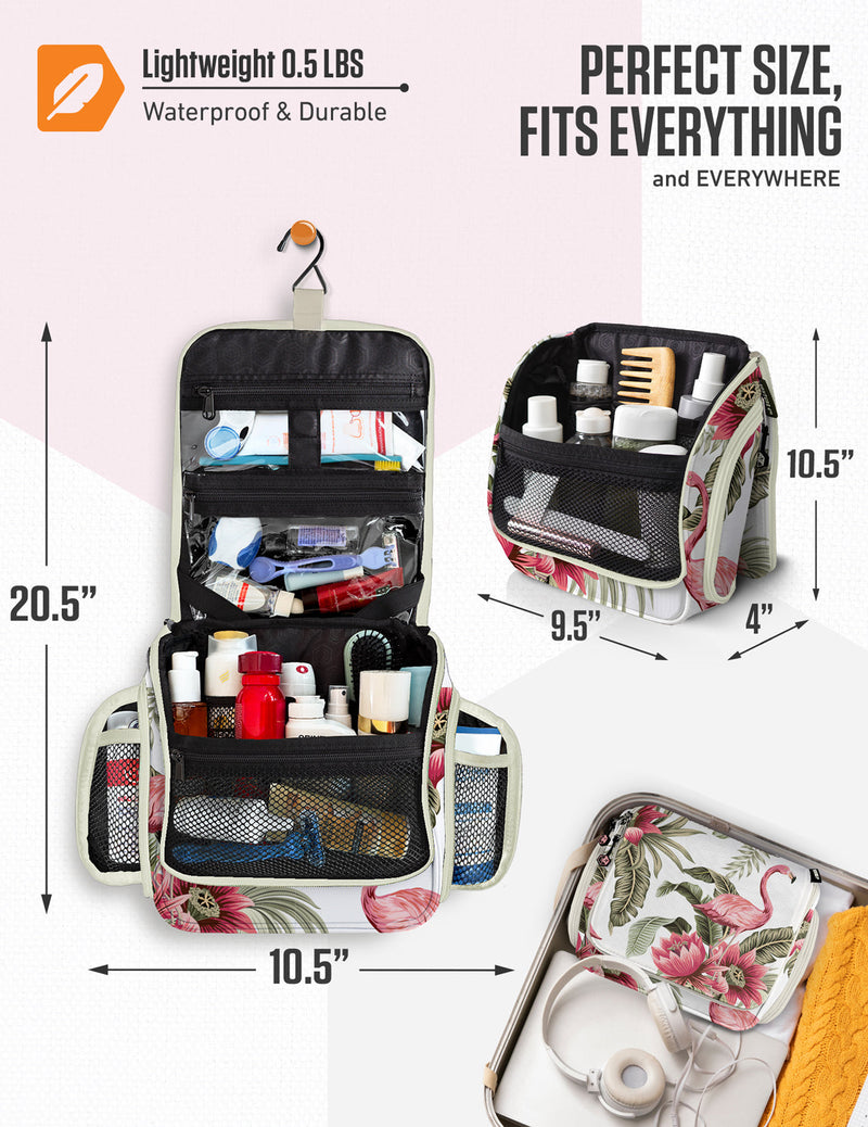 Load image into Gallery viewer, Hanging Travel Toiletry Bag
