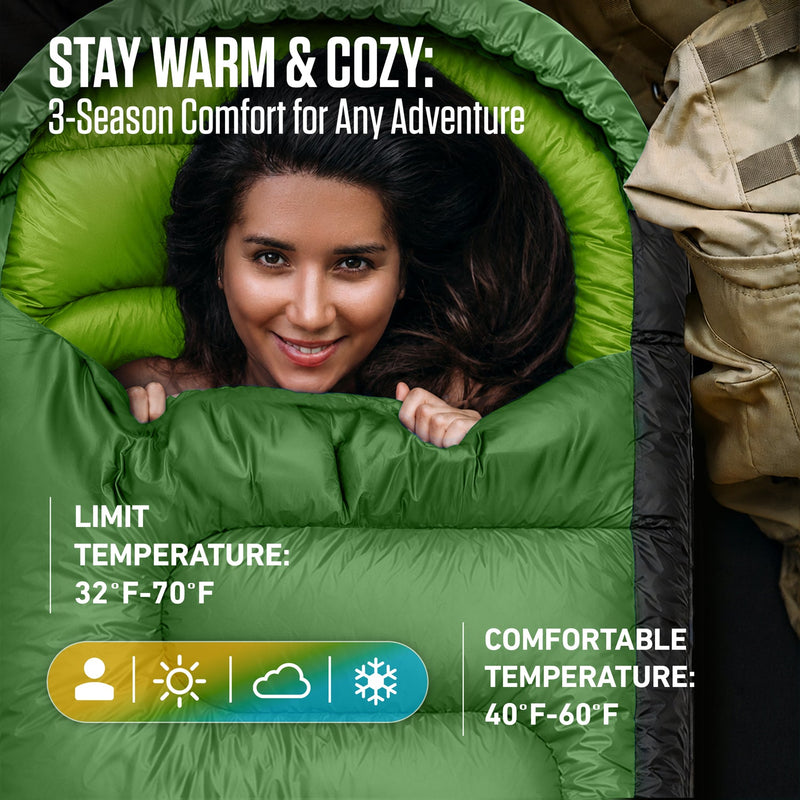 Load image into Gallery viewer, 3-Season Sleeping Bag
