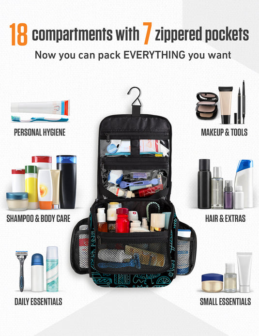 Hanging Travel Toiletry Bag