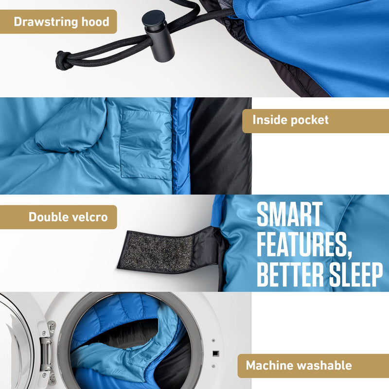 Load image into Gallery viewer, 3-Season Sleeping Bag

