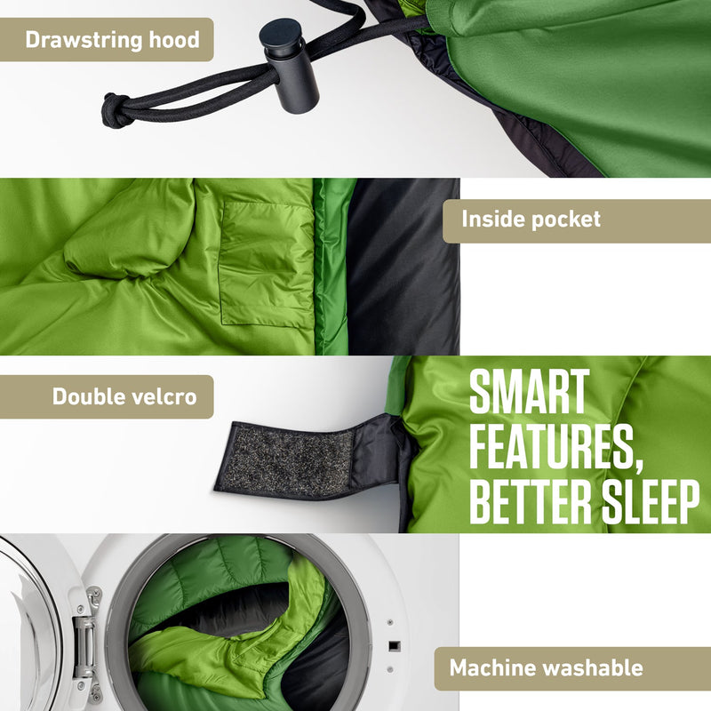 Load image into Gallery viewer, 3-Season Sleeping Bag
