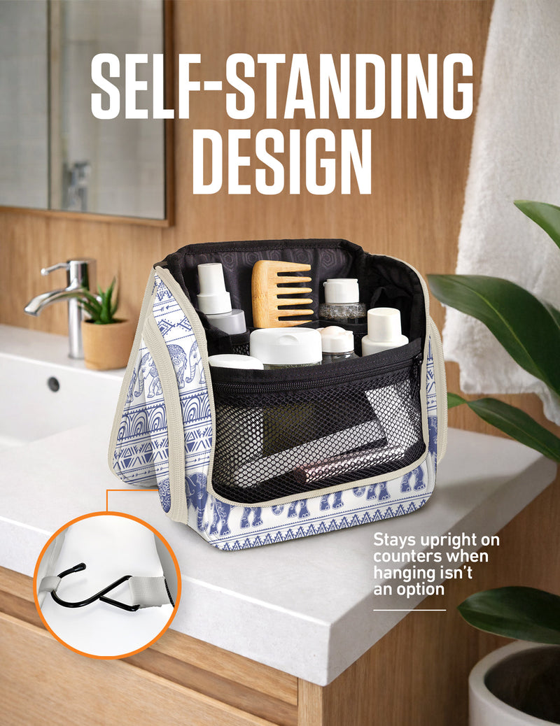 Load image into Gallery viewer, Hanging Travel Toiletry Bag
