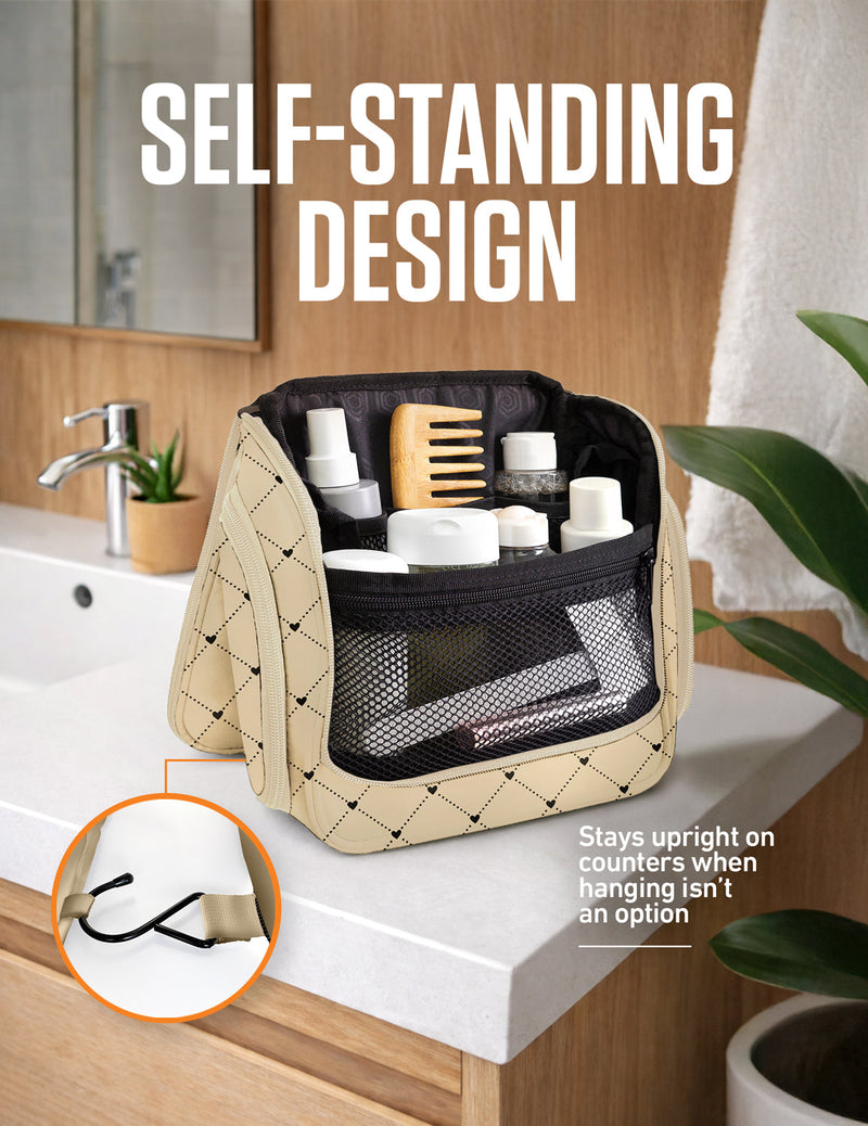 Load image into Gallery viewer, Hanging Travel Toiletry Bag
