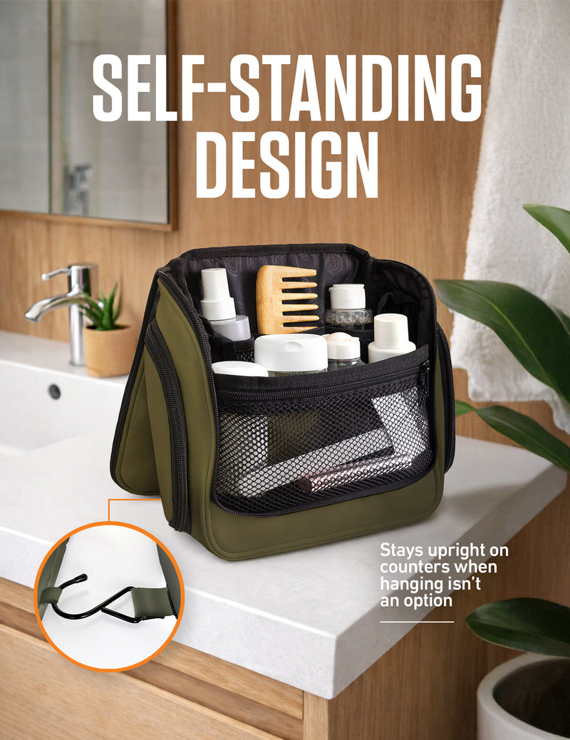 Load image into Gallery viewer, Hanging Travel Toiletry Bag
